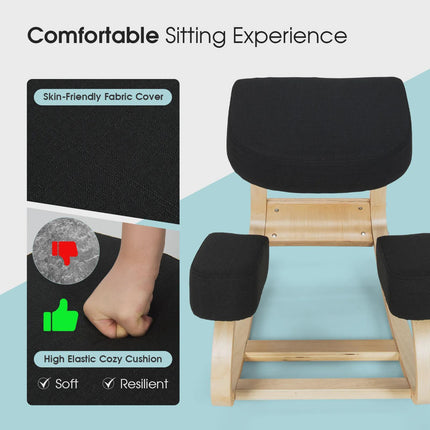 Ergonomic Kneeling Chair Rocking Office Desk Stool Upright Posture