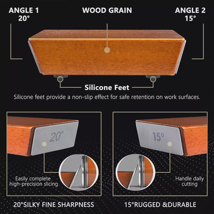 Rolling Knife Sharpening System Sharpener Made Easy 15&20 Degree Sharpening