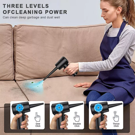 Cordless Air Duster Compressed Air Blower Car PC Cleaning Cleaner 100000RPM