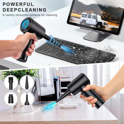 Cordless Air Duster Compressed Air Blower Car PC Cleaning Cleaner 100000RPM