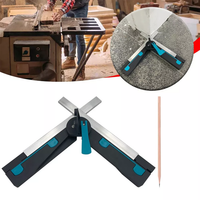 Accurate Mitre Gauges Miter Angle Measuring Tool Carpentry Gauge Adjustable AU