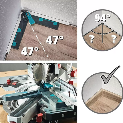 Accurate Mitre Gauges Miter Angle Measuring Tool Carpentry Gauge Adjustable AU