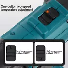 Cordless Heat Gun Hot Air Gun Temperature 50~550℃ Nozzle For Makita Battery 18V