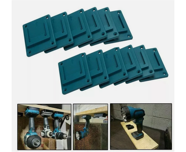 10 PCS Tool Holder for Bosch/Makita Bracket 18V Lithium Battery Rack Stand