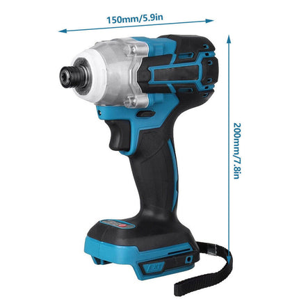 Cordless Brushless 1/4'' HEX Impact Driver Body  For Makita 18V