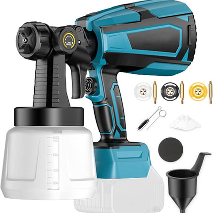 Cordless High Pressure Airless Spray Gun Paint Sprayer For Makita 18V Battery