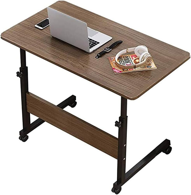 Portable Laptop Desk Computer Table Stand Sofa Side Desk - Dark Wood