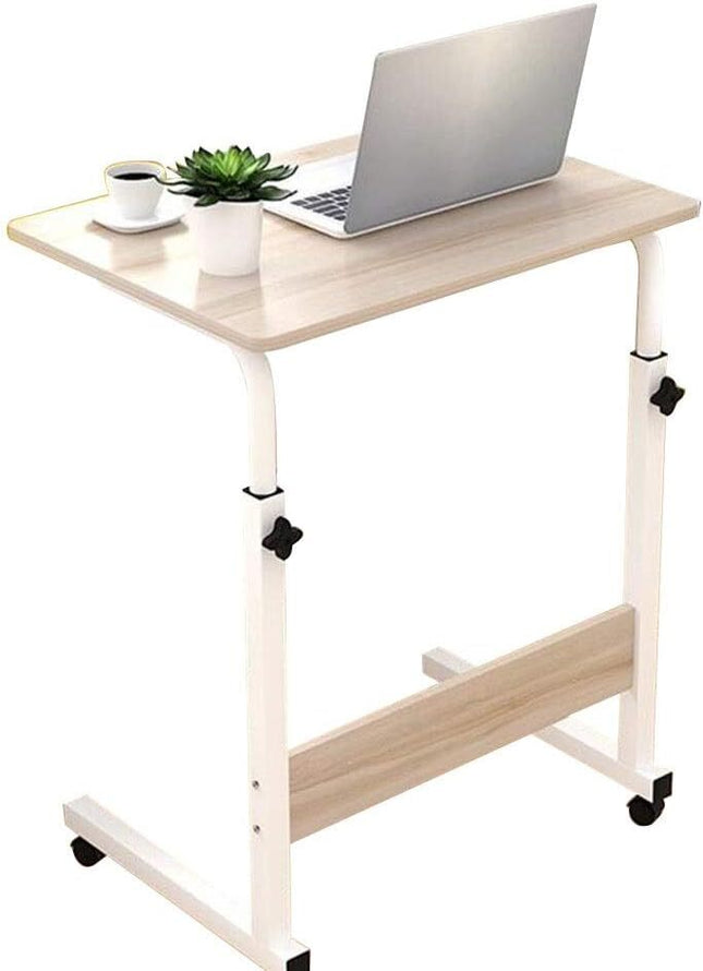 Portable Laptop Desk Computer Table Stand Sofa Side Desk ~Light Wood