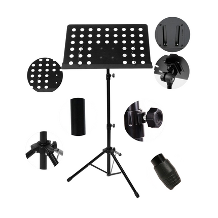 Adjustable Music Sheet Stand Folding Heavy Duty Large Professional Stage