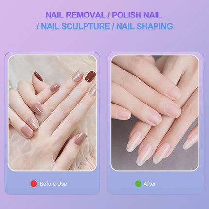 40000RPM Rechargeable Electric Nail Drill Machine Manicure Portable Nail File ~Gradient Color