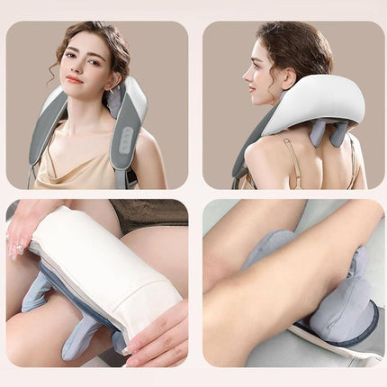 Neck Massager Back And Shoulder Rechargeable Heat Pain Relief 5D Massage
