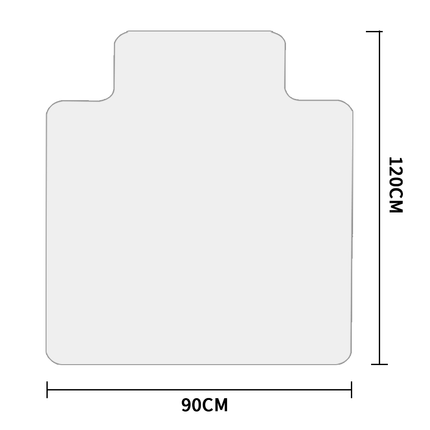 Chair Mat for Hard Floor ( Non-Carpet ) Protectors PVC Home Office Room Computer Work Mats