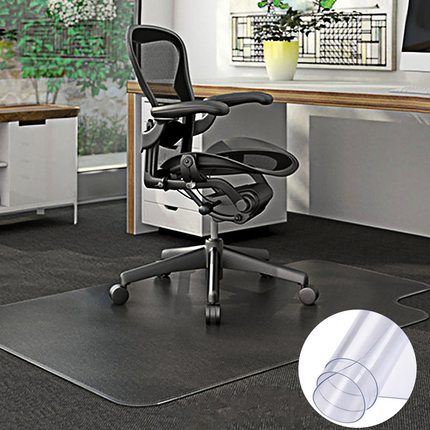 Chair Mat for Hard Floor ( Non-Carpet ) Protectors PVC Home Office Room Computer Work Mats