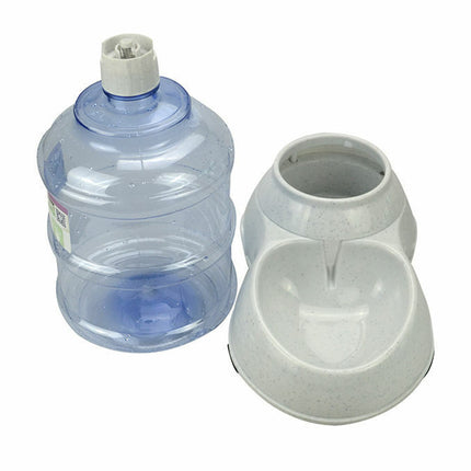 Automatic 3.8L Water Feeder Food Pet Dog Cat Puppy Dispenser Feeder Bowl Bottle