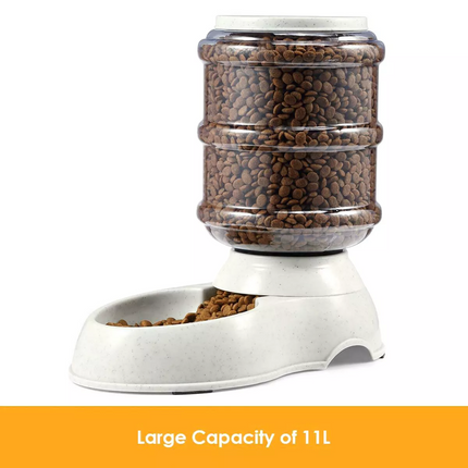 Automatic 3.8L Food Pet Dog Cat Puppy Dispenser Feeder Bowl Bottle