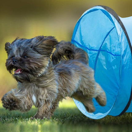 Dog Tunnel Pet Agility Training Exercise Chute 5.5M & Carry Bag