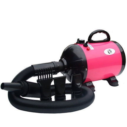 2800W Low Noise Pet Hair Dryer Dog Grooming Blow Speed Hairdryer Blower Heater ~ Pink