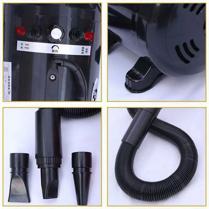 2800W Low Noise Pet Hair Dryer Dog Grooming Blow Speed Hairdryer Blower Heater ~ Pink