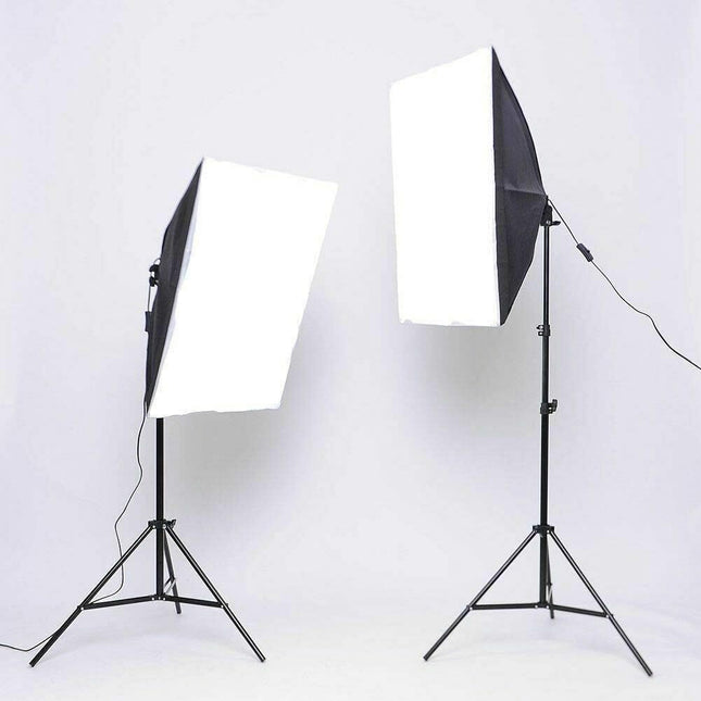 2 X 150W LED 5500k Photography Studio Softbox Kit with remote
