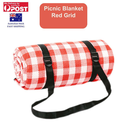 2mx2m Large Picnic Blanket Mat Premium Cashmere Rug Waterproof Outdoor