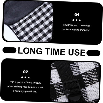 3m x 3m Large Picnic Blanket Mat Premium Cashmere Rug Waterproof Outdoor