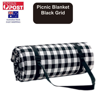 3m x 3m Large Picnic Blanket Mat Premium Cashmere Rug Waterproof Outdoor