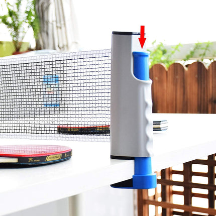 Table Tennis Net Ping Pong Set Retractable Net Rack Portable Ping Pong Net Rack
