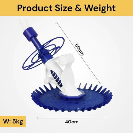 Pool Set Swimming Pool Cleaner Floor Climb Wall Automatic Vacuum Auto Pool