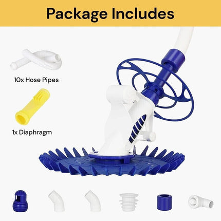 Pool Set Swimming Pool Cleaner Floor Climb Wall Automatic Vacuum Auto Pool