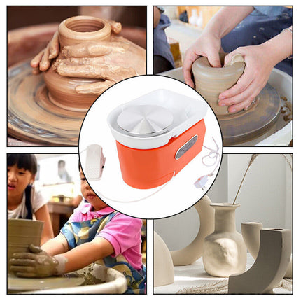 1200W 25cm Electric Pottery Wheel Machine Ceramic Work Ceramics Clay Foot Pedal