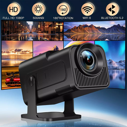 Smart 4K Projector 5G WiFi Bluetooth LED HD HDMI USB Android Home Office Theater