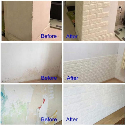 3D Wall Paper Panel Brick Stickers