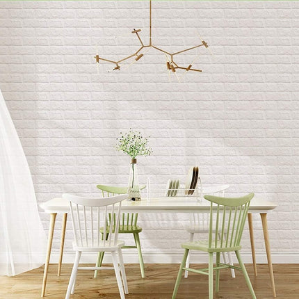 3D Wall Paper Panel Brick Stickers Mural Marble Self Adhesive Waterproof 70*77CM