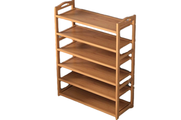 6 Tiers Layers Bamboo Shoe Rack Storage Organizer Wooden Stand Shelves
