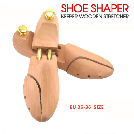 1 Pair Wooden Shoe Tree Shaper Stretcher Men Women Adjustable Keeper UNISEX35-36
