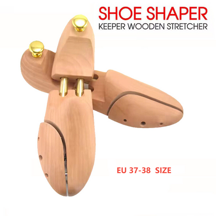 1 Pair Wooden Shoe Tree Shaper Stretcher Men Women Adjustable Keeper UNISEX37-38