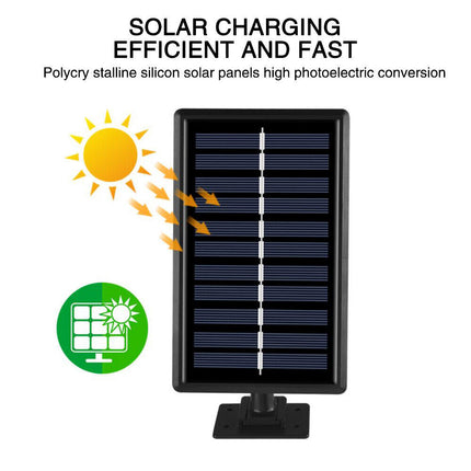 Outdoor Lamp LED Solar Flood Light Motion Sensor Security Wall Yard Street~Dual Head