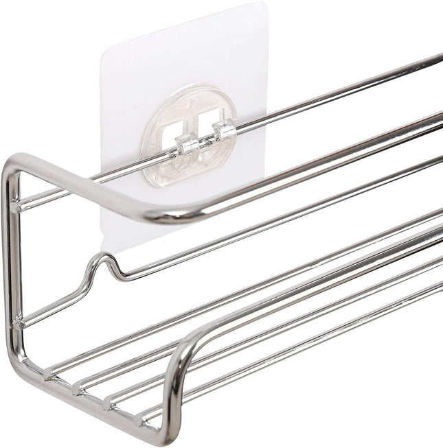 4PCS SET  Kitchen Spice Rack Shelves Wall Mount Kitchen Door Jar Storage Organizer