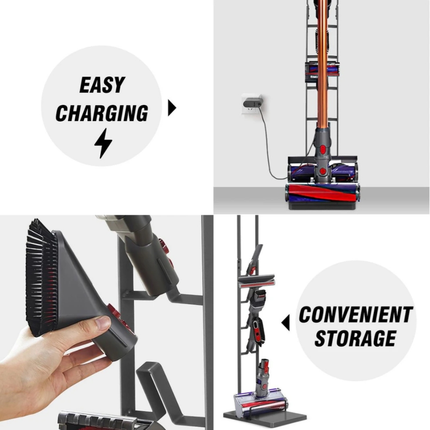 Freestanding Dyson Cordless Vacuum Cleaner Metal Stand Rack Hook V6 V7 V8 V10 V11 V12 V15