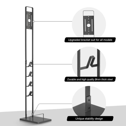 Freestanding Dyson Cordless Vacuum Cleaner Metal Stand Rack Hook V6 V7 V8 V10 V11 V12 V15