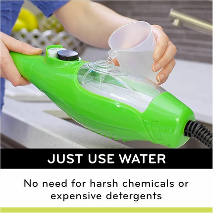 1300W 12-IN-1 Handheld Steam Mop Cleaner Carpet Floor Cleaning Steamer 400ml