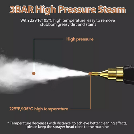3500W Steam Cleaner High Temperature Household Kitchen Cleaning High Pressure AU