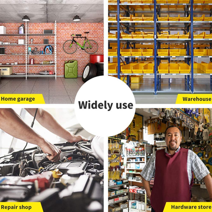 30 Tool Storage Bins Wall Mounted Organiser Parts Garage Workshop Box Shed Rack