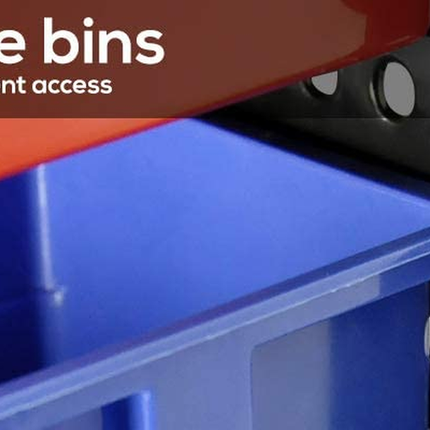30 Tool Storage Bins Wall Mounted Organiser Parts Garage Workshop Box Shed Rack