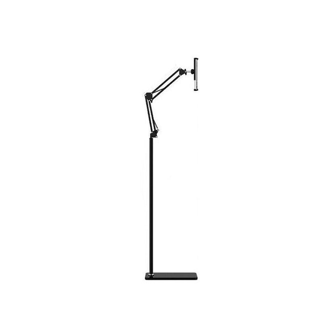 175cm 11 inches Hands Free Floor Stand Adjustable Bed Clip Holder For Tablet iPad iPhone Switch