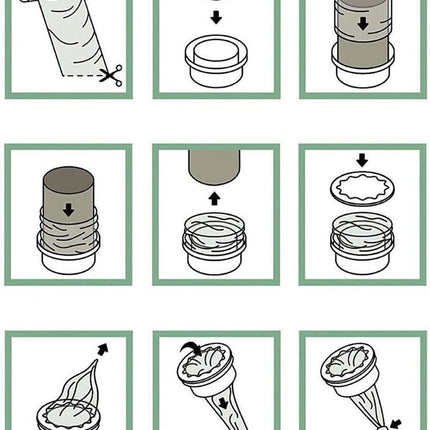 100M Nappy Bin Refill Kit Liner Film Compatible With For Tommee Tippee Sangenic