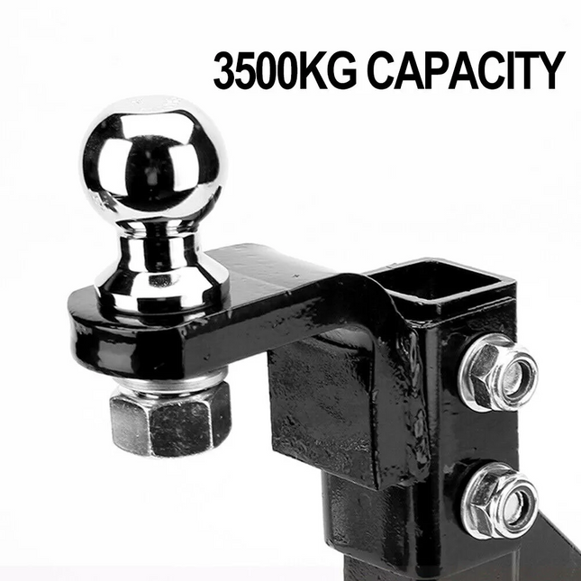 3500KG Adjustable Tow Bar Tongue 50mm Towbar Trailer Towbar Hitch Ball Mount