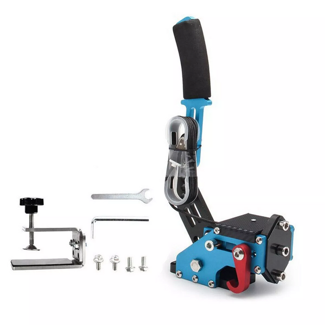 USB Handbrake 14Bit Racing Hand Brake For PC Game G27 G25 G29 T500 T300~Blue