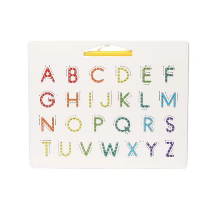 2 in 1 Double Sided Magnetic Drawing Board Alphabet Letter Tracing Board for 3+ Years Old Kid Model 2