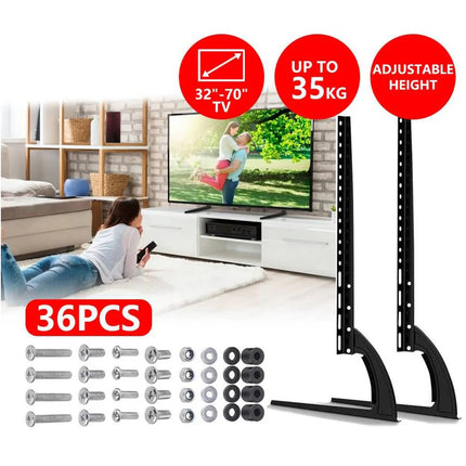 Table Top Universal Bracket Base VESA Pedestal Mount for 32 - 70 " TV Stand 45KG